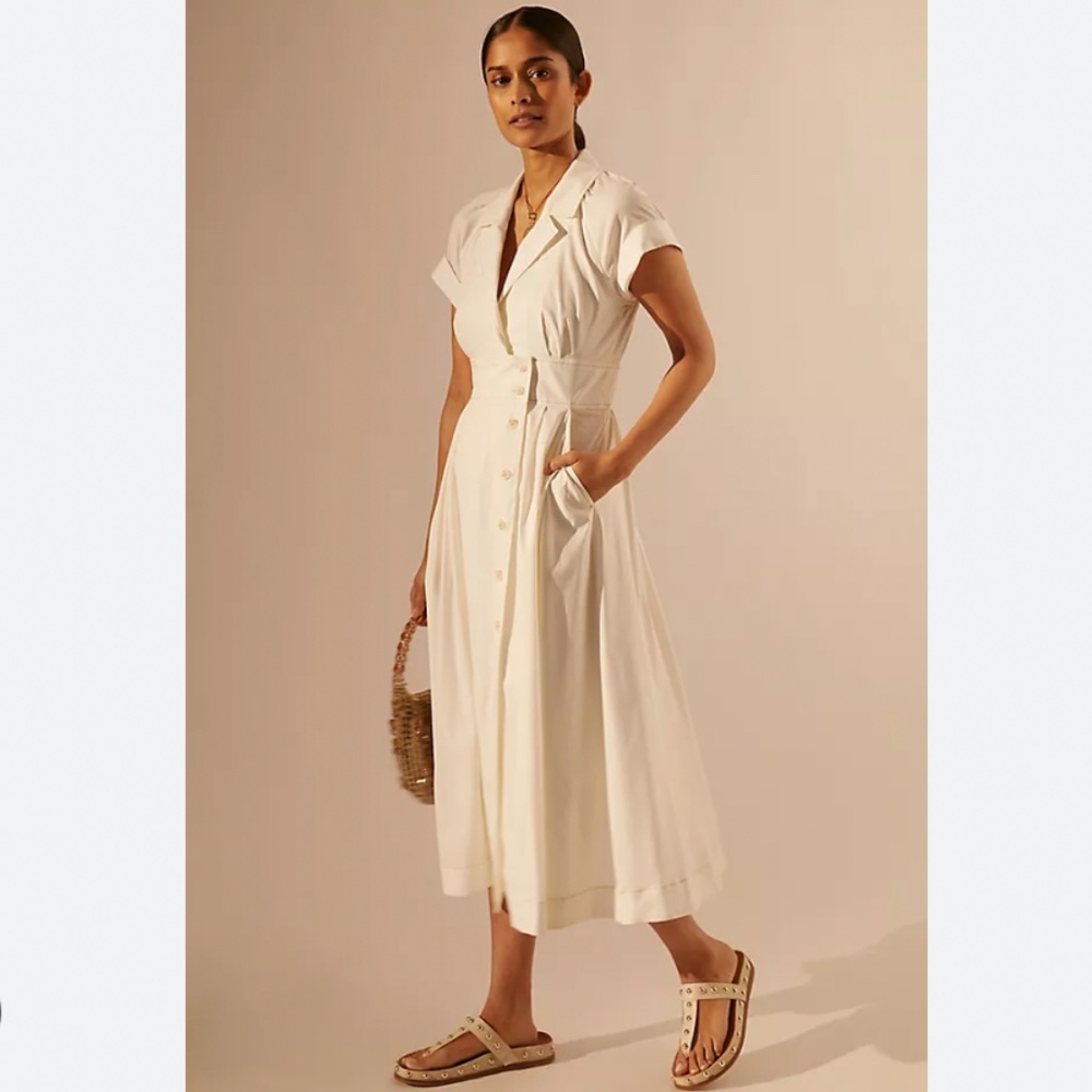 Maeve Petite Poplin Shirt Dress